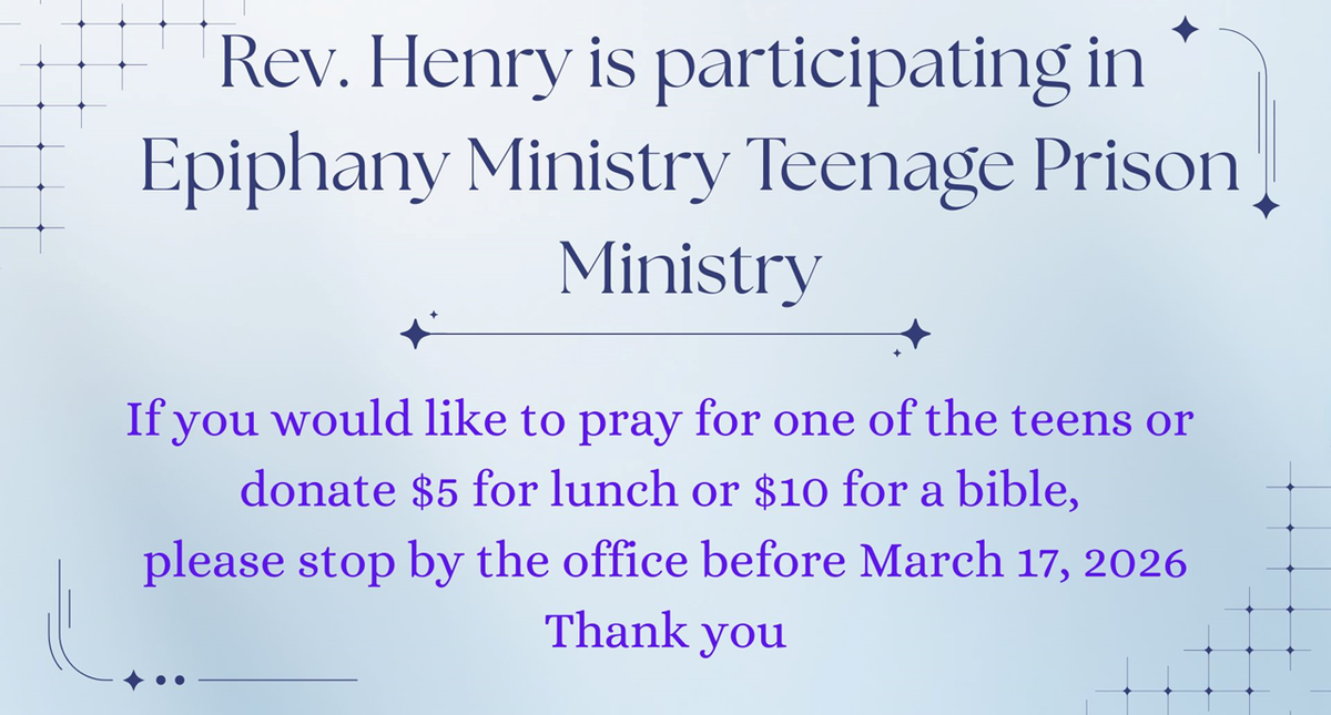 March 8 Announcements